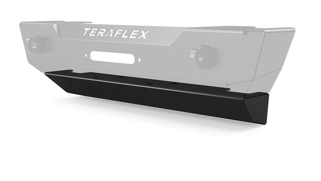 4655210 – TERAFLEX Skid Plate, Bumper Powder Coated Black Steel